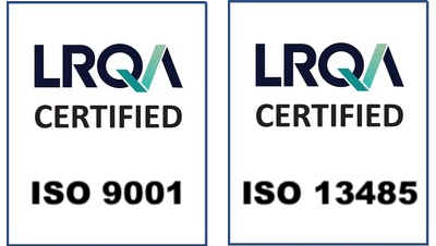ISO9001 & ISO13485 certified